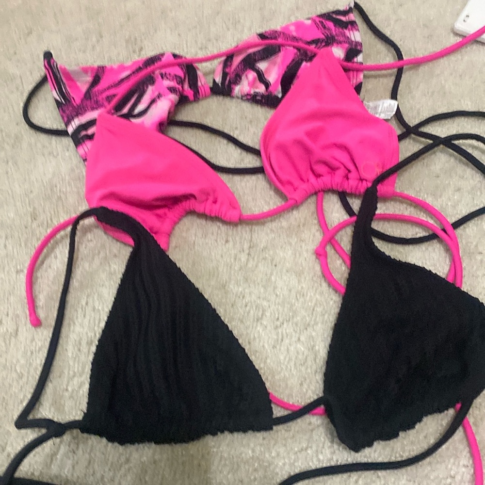 Ocean Pacific and NOBO bikini tops